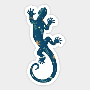 The night lizard Sticker